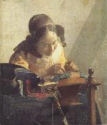 Jan Vermeer De kantwerkster (mk30) oil painting artist